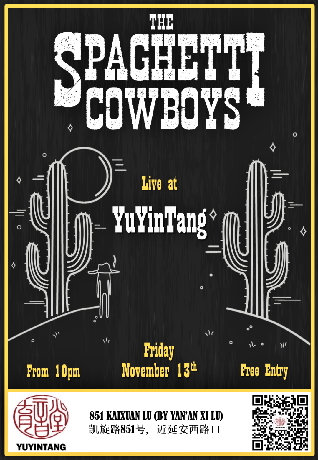 11月13日 The Spaghetti Cowboys @YYT