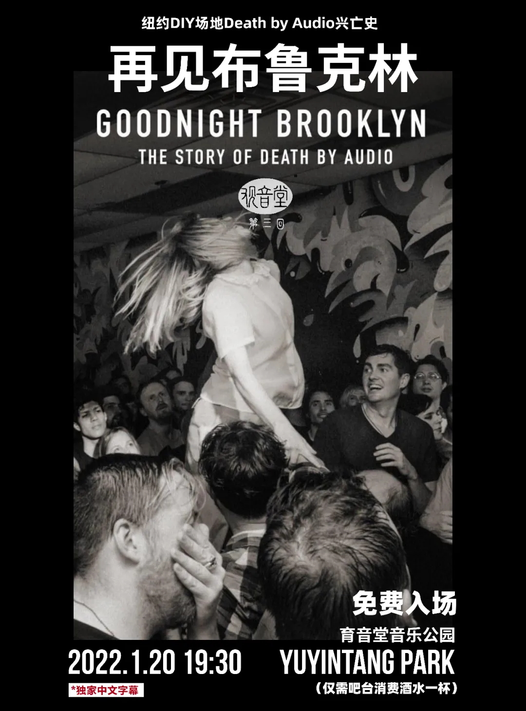 1月20日 《再见布鲁克林》音乐纪录片放映 @YYT PARK